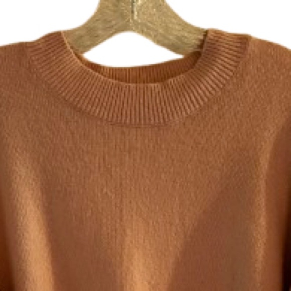 Boden Split Back Pink Sweater XL Balletcore Quiet Luxury - Picture 3 of 7